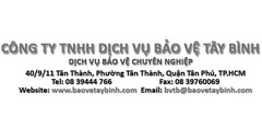 Công ty TNHH Dịch Vụ Bảo Vệ Tây Bình